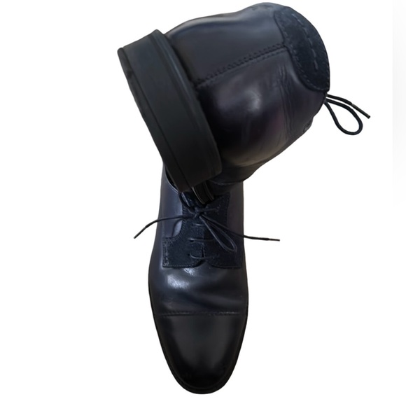 Stacy Adams Caldwell Dress Shoes Cap Toe Leather/Suede Sz 9 W